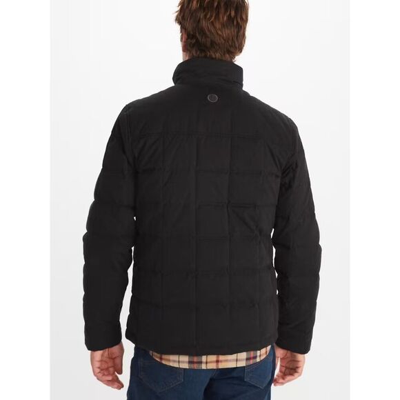 New MARMOT MEN'S BURDELL INSULTED 600 DOWN JACKET WATER RESISTANT BLACK Sz XL - Picture 3 of 7
